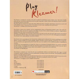 Hovi Play Klezmer Klarinette CD Haske1043566