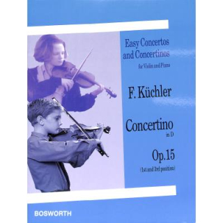 K&uuml;chler Concertino D-DUR Op 15 VL Klav BOE003502