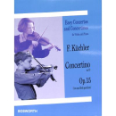 Küchler Concertino D-DUR Op 15 Violine Klavier BOE003502
