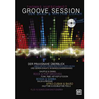 Hufschmidt Groove session der Band + rhythm coach Buch CD ALF20182G