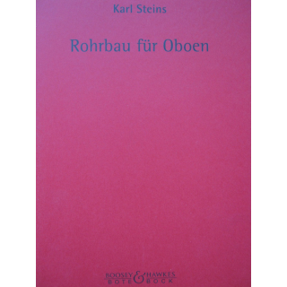 Steins Rohrbau für Oboen Buch BB7100159