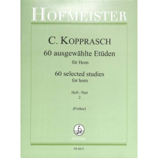 Kopprasch 60 ausgewählte Etüden Horn Heft 2 FH6015