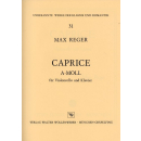 Reger Capriccio A-Moll Cello Klavier WW31