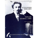 Skrjabin Sonate Es-Moll Klavier WW101