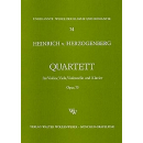 Herzogenberg Quartett Op 75 VL VA VC Klav WW74