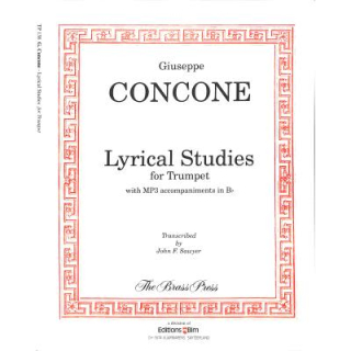 Concone Lyrical Studies Trompete CD TP138