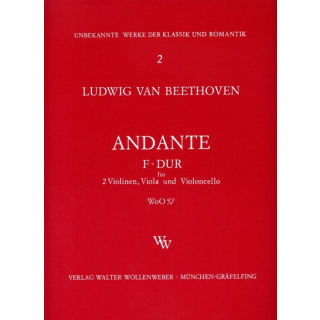 Beethoven Andante F-Dur WOO57 Streichquartett WW2