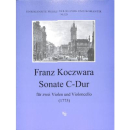Koczwara Sonate C-Dur 2 VA VC WW125