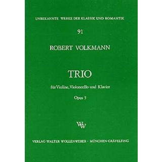 Volkmann Trio Op 5 VL VC KLAV WW91