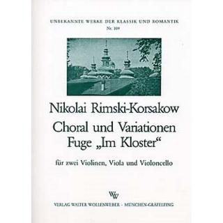 Rimskij Korsakoff Fuge im Kloster Streichquartett WW109