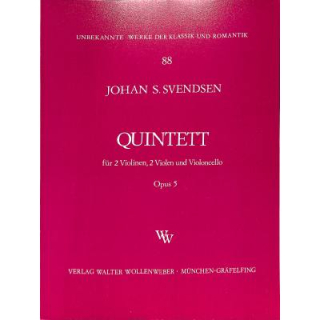 Svendsen Quintett op 5 2 VL 2 VA VC WW88