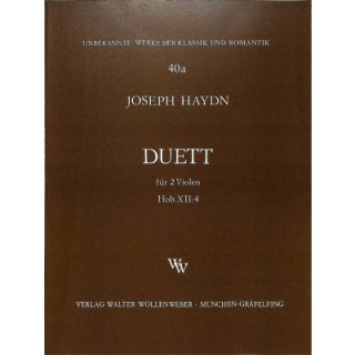 Haydn Duett C-Dur HOB 12/4 2 Violen WW40A