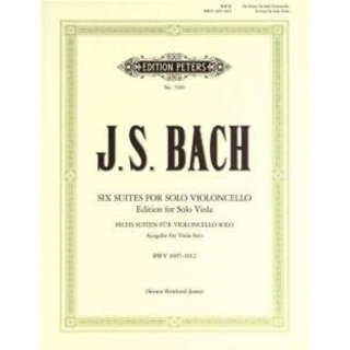 Bach 6 Suiten BWV 1007-1012 Viola EP7489