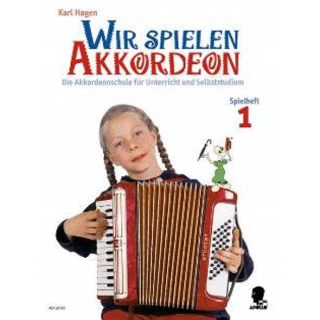 Hagen Wir spielen Akkordeon 1 Spielheft AV6141