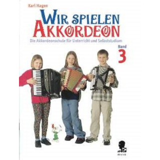 Hagen Wir spielen Akkordeon 3 Schule AV6133