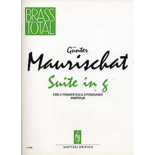 Maurischat Suite in G 3 Trompeten 3 Posaunen N3792