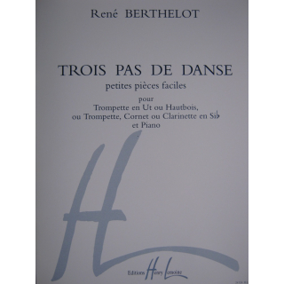 Berthelot Trois Pas de Danse Trompete Klavier 24524HL