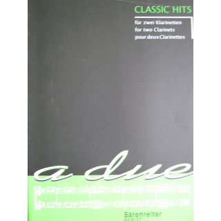 Classic Hits 2 Klarinetten BA8157