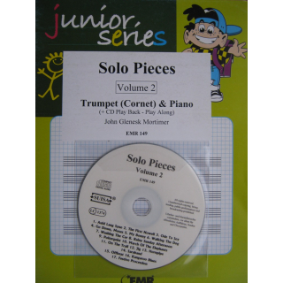 Mortimer Solo Pieces 2 Trompete Klavier CD EMR149