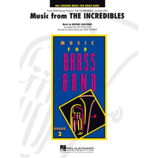 Giacchino Music from the Incredibles Brass Band 1231-05-030DHE