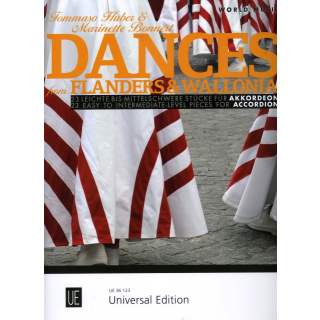 Dances from Flanders & Wallonia Akkordeon UE36123