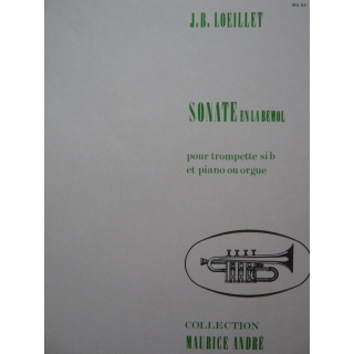 Loeillet Sonate en La Bemol Trompete Klavier GB2298