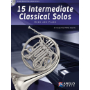 15 Intermediate Classical Solos Horn Piano AMP 386-400