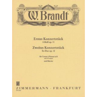Brandt Zwei Konzertst&uuml;cke Trompete Klavier ZM33020