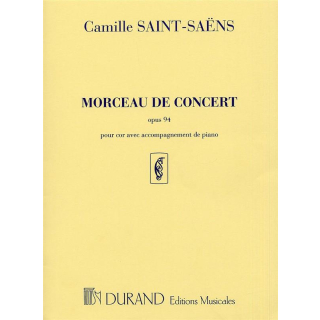 Saint-Saëns Morceau De Concert Opus 94 Horn Klavier DF4605