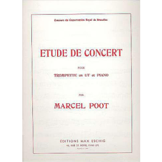 Poot Etude De Concert Trp-Piano ME3793