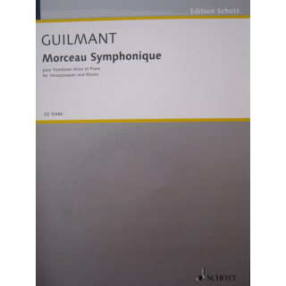 Guilmant Morceau Symphonique Posaune Klavier ED10484