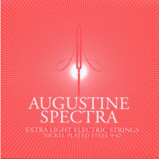 Augustine Spectra E-Gitarre Extra Light, rot