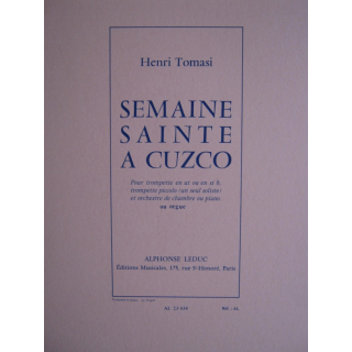 Tomasi Semaine Sainte a Cuzco Trompete Klavier AL23434