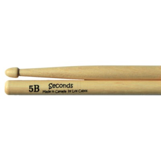 Seconds Drumsticks 5B Hickory Wood Tip 1 Paar
