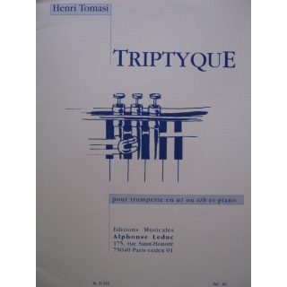 Tomasi Triptyque Trompete B/C Klavier AL21810