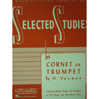 Voxman Selected Studies Kornett od Trompete HL004470680