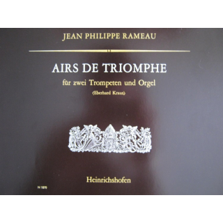 Rameau Airs de Triomphe 2 Trompeten Klavier N1870