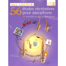 Lacour 56 etudes recreatives pour saxophone Voume 2 GB7166