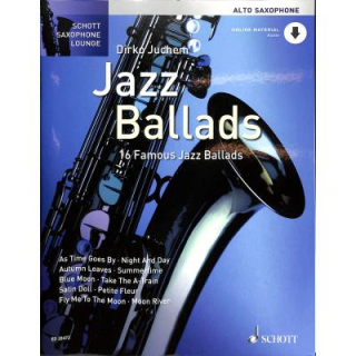 Juchem 16 Jazz Ballads Alt Sax Audio ED20472