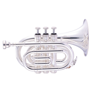John Packer JP159 Bb Pocket Trumpet silver