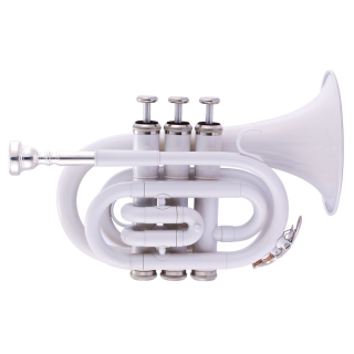 John Packer JP159 Bb Pocket Trumpet white