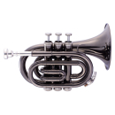 John Packer JP159 Bb Pocket Trumpet black laquer
