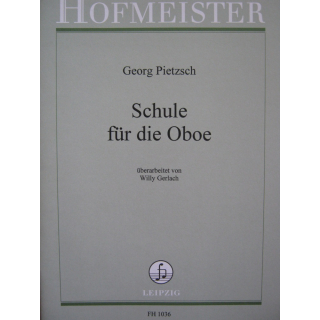 Georg Pietzsch Schule für die Oboe FH1036