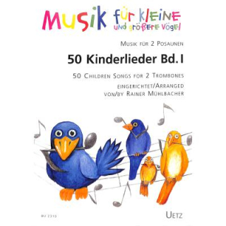 M&uuml;hlbacher 50 Kinderlieder Band 1 f 2 Posaunen BU2310