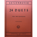 Satzenhofer 24 Duets for Two Bassoons IMC1078