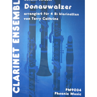 Strauss Donauwalzer 4 Klarinetten Peer9034