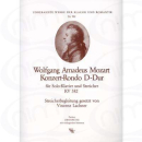 Mozart Rondo 1 D-DUR KV 382 Klavier Streicher WW902