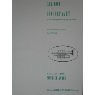 C.P.E. Bach Concert en Ut Trompete Orgel GB1751
