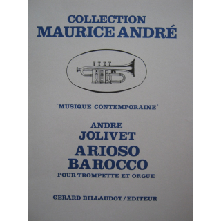 Jolivet Arioso Barocco Trompete Orgel GB1304