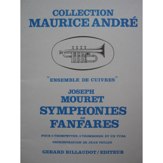 Mouret Symphonies de Fanfares 3 Trompeten 3 Posaunen Tuba MRB1288